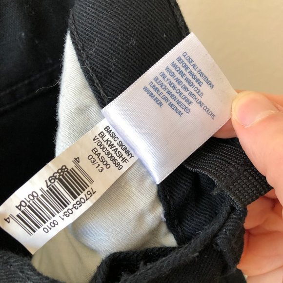 OLD NAVY SKINNY  Basic Skinny Black Jeans - Picture 4 of 4